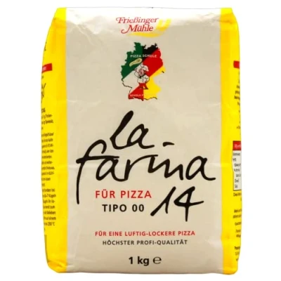Abbildung von Frießinger Mühle la farina 14 Pizzamehl Typ 00, 10er Pack (10 x 1 kg)