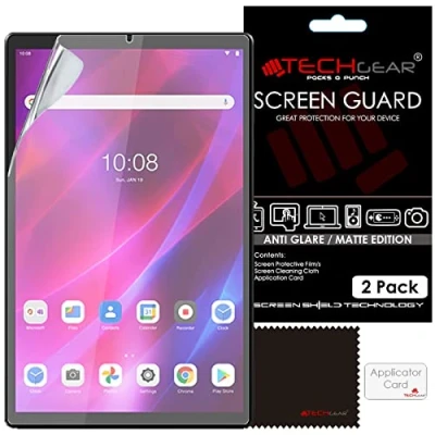 Abbildung von TECHGEAR [2 Stück Anti Glare Matt Displayfolie Kompatibel mit Lenovo Tab K10 / M10 Plus 2. Generation 2020 10,3 zoll [Tb X606/Tb X6C6] Matte Blendschutz Schutzfolie