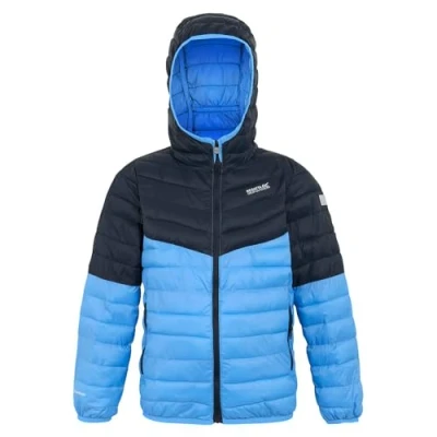 Abbildung von Kinder Jacke. Hooded Hillpack. black and green