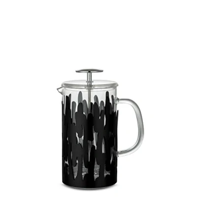 Abbildung von Alessi Barkoffee BM12/8 B Französisch Presse Kaffeemaschine aus 18/10 Edelstahl und Epixidharz, schwarz