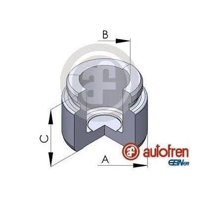 Abbildung von AUTOFREN SEINSA D025525 Kolben, Bremssattel 38 Hinterachse ATE