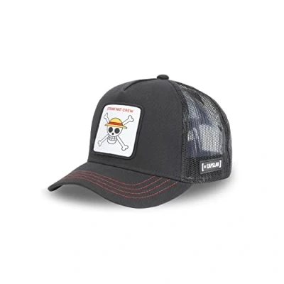Abbildung von Capslab Straw Hat Crew One Piece black Trucker Cap Size