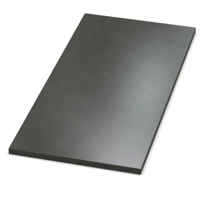 Abbildung von AUPROTEC Tischplatte 19mm Beton Terragrau 1400 mm x 800 Holzplatte Dekor Spanplatte mit Umleimer ABS Kante Auswahl: 140x80 cm
