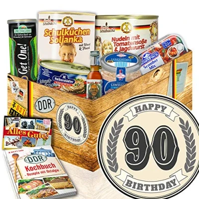 Abbildung von 90. Geburtstagsgeschenke Geschenke 90 Geburtstag Frauen Ostalgie Box