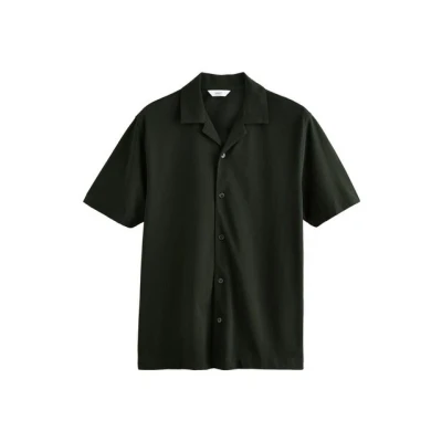 Abbildung von Next Regular FIT Short Sleeve Hemd, Herren, Größe: XL, Green