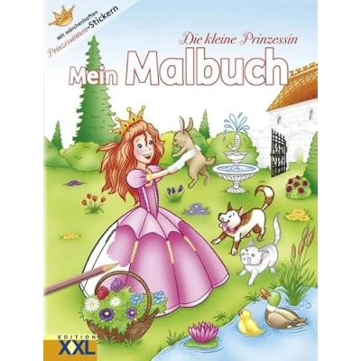 Abbildung von Die kleine Prinzessin Mein Malbuch: Mit märchenhaften Prinzessinnen Stickern