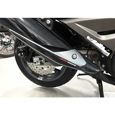 Abbildung von labelbike 3D Gel Aufkleber Scooter Schalldämpfer Cover Schutz kompatibel mit Kymco AK 550