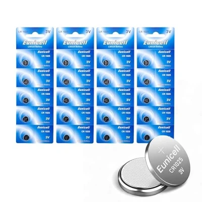 Abbildung von Eunicell Cr1025 5033Lc Knopfzellenbatterien, 3 Volt, 20 Stück