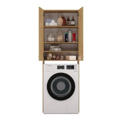 Abbildung von 3E 3xE living.com Waschmaschine Regal M: H: 180 cm, B: 64 T: 30 Artisan Eiche