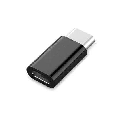 Abbildung von INF Micro USB zu C Adapter, Typ C, Buchse auf Stecker, kompatibel mit Allen Geräten Anschluss