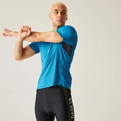 Abbildung von Dare2b Men&#039;s Aces II Jersey Cycle Clothing, PetrlB/Mthyl, XL