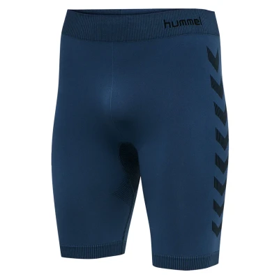 Abbildung von Hummel Hmlfirst Seamless Unterhose lang, Herren, Größe: XS/S, Blau