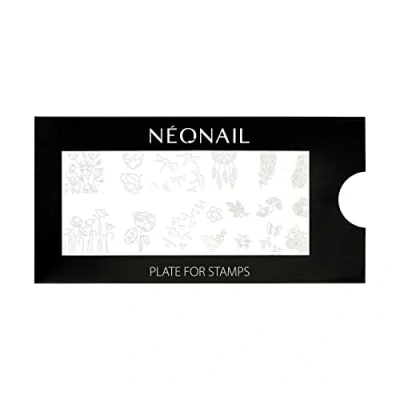Abbildung von NEONAIL Stamping Plate 06 Platte Schablonen Nail Art Nageldesign Nagel Stempel Schablone French Nails Nagelkunst