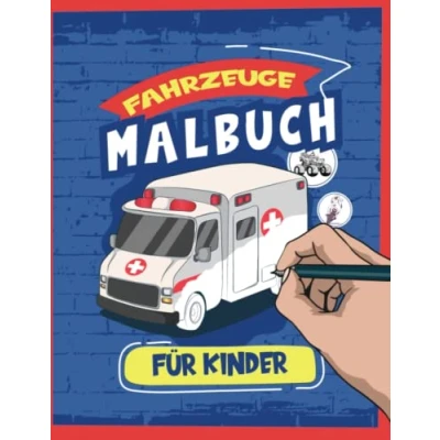 Abbildung von Fahrzeuge Malbuch Für Kinder: Motorräder, Autos, Flugzeuge, Fahrräder und mehr Zeichnen Malen lernen ab 3 Jahren Ausmalbuch Feinmotorik ... Fahrzeug Arten tolle Motive zum Ausmalen