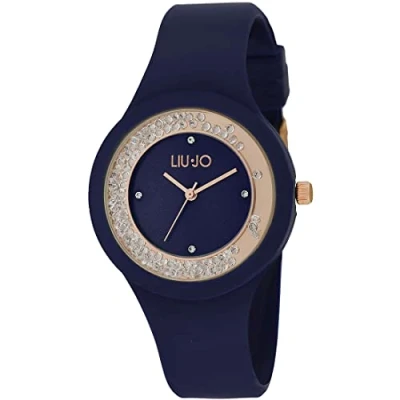 Abbildung von Liu Jo Jeans Damen Analog Quarz Uhr mit Silikon Armband TLJ1761