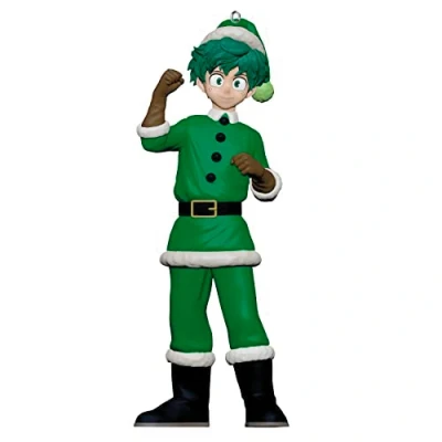 Abbildung von Hallmark Keepsake Weihnachtsdekoration 2023, Deku My Hero Academia, Izuku Midoriya Anime Geschenke