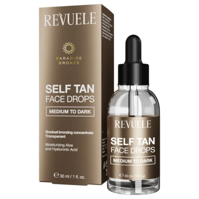 Abbildung von Revuele Self Tan Face Drops Medium To Dark 30ml