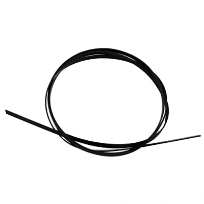 Abbildung von Musiclily Kunststoff Gitarrenbindung Binding 1650 x 6 1,5 mm,Schwarz