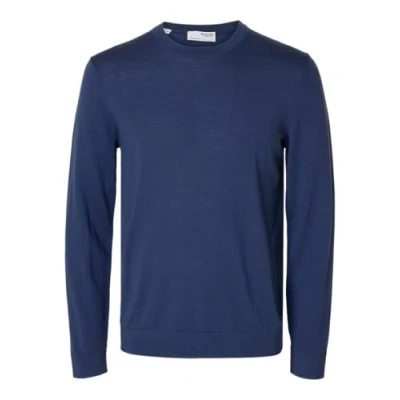 Abbildung von Selected Homme Slhtray LS CREW NECK NOOS Strickpullover, Herren, Größe: Large, Oceana