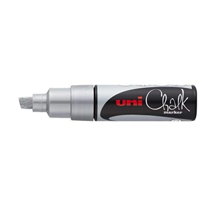Abbildung von Uni Ball Kreidemarker Chalk PWE 8K 8mm silber