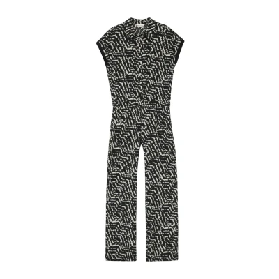 Abbildung von Street One Gemusterter Jumpsuit, Damen, Größe: 36x30, Schwarz