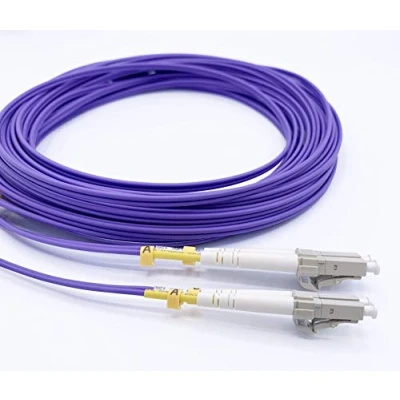 Abbildung von Elfcam 2M Glasfaserkabel LWL LC/UPC auf OM4 Multimode Duple 50/125um LSZH,