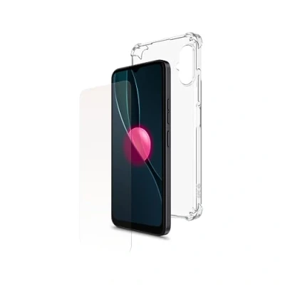 Abbildung von SPC Discovery Protection Pack Handyhülle + Displayschutzfolien aus Hartglas (6,5&quot;) mit verstärkten Ecken, extrastark und leicht