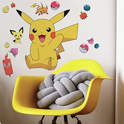 Abbildung von Pokemon Pikachu Gigant Wallsticker