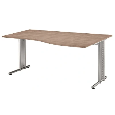 Abbildung von HAMMERBACHER Schreibtisch VNS18/N/S nussbaum