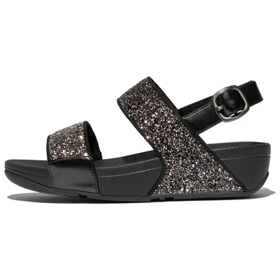 Abbildung von Fitflop LULU Sandale, Keilsandale, Sommerschuh mit Glitter