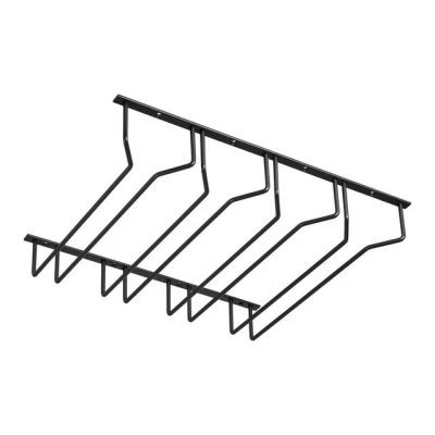 Abbildung von SO TECH® Gläserhalter schwarz / Chrom poliert verschiedene Ausführungen