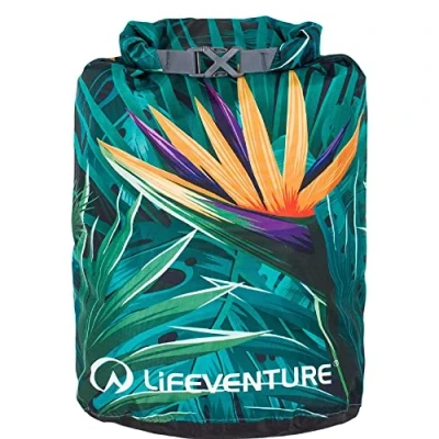 Abbildung von Lifeventure Wasserdichtes Drucken Trockensäcke Wasserdichte Säcke für Kajakfahren Rafting Bootfahren Wandern Camping Reisen Fischen Meer Schwimmen Paddleboarding Boot Trockensäcke, 5L