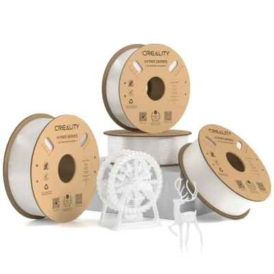 Abbildung von Creality Hyper PETG Filament, Transparent Filament 1.75mm 4KG, 3D Drucker Maßgenauigkeit +/ 0.03mm, Druck Materialien für die Meisten