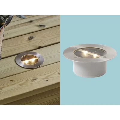 Abbildung von Runde LED Solar Einbauleuchte Decklight