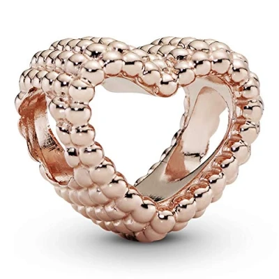 Abbildung von Pandora Bead charm Beaded heart 787516 rosé