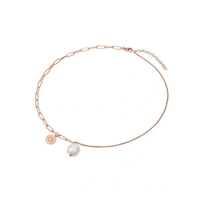 Abbildung von Valero Pearls Halskette Rose goldcoloured, Damen, Größe: One Size, gold/coloured