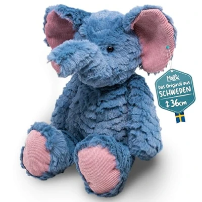 Abbildung von Mollis Kuscheltier Elefant 36 cm Plüschtier Kinder weiches Stofftier für und Babys