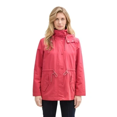 Abbildung von TOM TAILOR Damen 1045400 Jacke, 11016 Berry Red, M