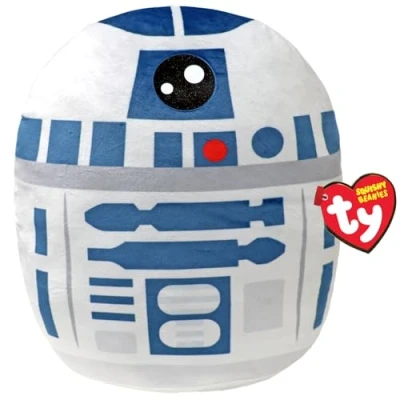 Abbildung von TY R2D2 Disney Star Wars Squish A Boos 14 Inches, Licensed Beanie Baby Soft Plush Toy, Collectible Cuddly Stuffed Teddy
