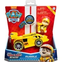 Abbildung von Spin Master 28192 Paw Patrol Rubbles Race &amp; Go Deluxe Basis Fahrzeug mit Figur