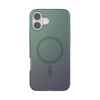 Abbildung von PopSockets iPhone 16 Plus Hülle kompatibel mit MagSafe, Handyhülle für Plus, kabellos aufladbar, nur Nightshade