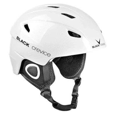 Abbildung von Black Crevice Skihelm Kitzbühel, BCR143764, weiß Carbon, Gr. L