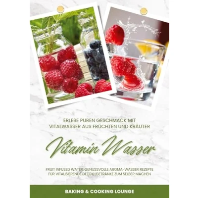Abbildung von Vitamin Wasser: Erlebe puren Geschmack mit Vitalwasser aus Früchten und Kräutern (Fruit Infused Water: Genussvolle Aroma Wasser Rezepte für vitalisierende Detox Getränke zum selber machen)