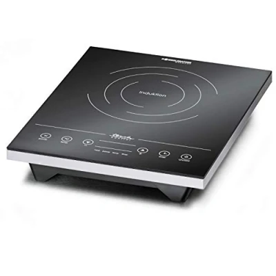 Abbildung von ROMMELSBACHER CT 2010/IN Einzelkochplatte Induktion Glaskeramik, Topferkennung, energiesparend, Touch Sensoren, LED Display, 60 240 Grad, Timer, Abschaltautomatik, Restwärmeanzeige, 2000 W
