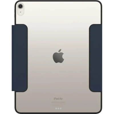 Abbildung von OtterBox Symmetry Folio Hülle für iPad Air 13&quot; (2024), stoßfeste, sturzsichere, dünne Schutzhülle, nach Militärstandard getestet, Blau, Keine Einzelhandelsverpackung
