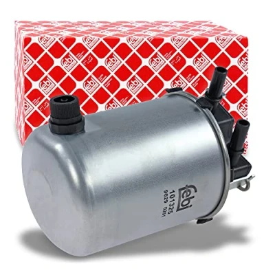 Abbildung von FEBI BILSTEIN 101325 Kraftstofffilter Leitungsfilter, mit Filterheizung NISSAN: Qashqai 2, / Qashqai+2 I, X Trail