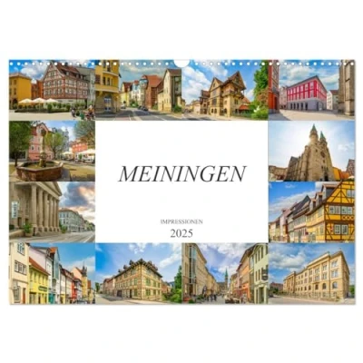 Abbildung von Meiningen Impressionen (Wandkalender 2025 DIN A3 quer), CALVENDO Monatskalender