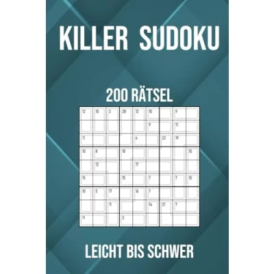 Abbildung von Killer Sudoku 200 Rätsel Leicht bis Schwer: Summen Rätselbuch für Erwachsene