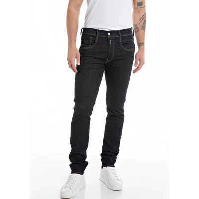 Abbildung von Replay Herren Jeans Anbass Slim Fit Hyperflex Forever Dark mit Stretch, Blue 007 (Blau), 36W / 36L