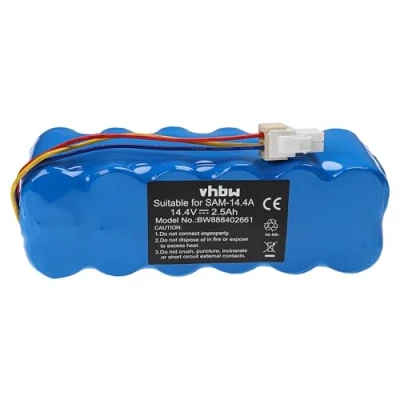 Abbildung von vhbw Akku Ersatz für Samsung DJ96 00136B Home Cleaner Heimroboter (2500mAh, 14,4V, NiMH)
